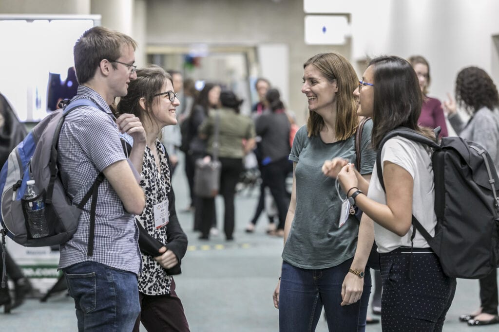 Attendee in Exhibits Hall