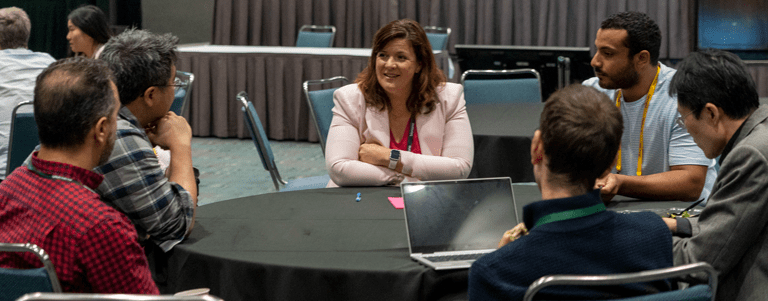 ASHG attendees at Saturday Roundtables Event